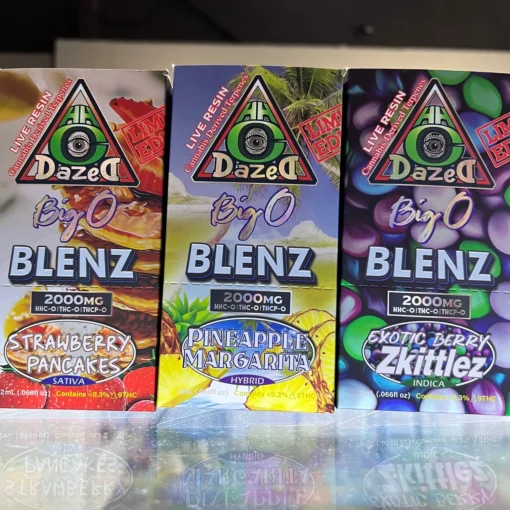 Dazed Big-O Blenz Premium THCP-O 2g Disposable & Cartridges